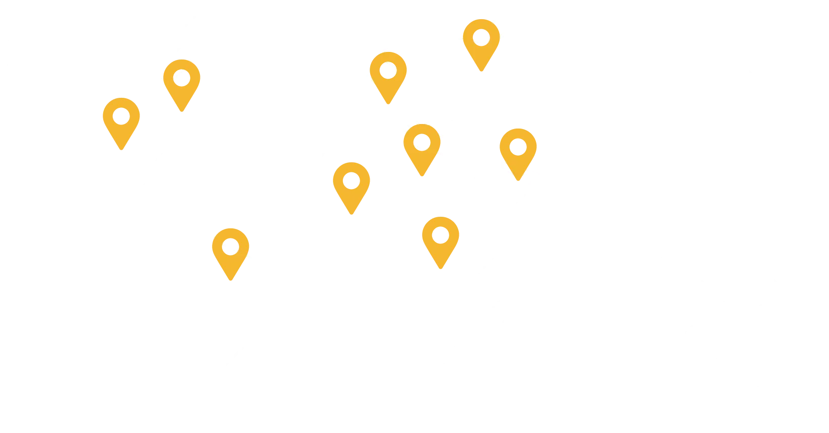 Uptrak global presence map